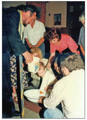 Крштење Петра Јовановића, 1997. године