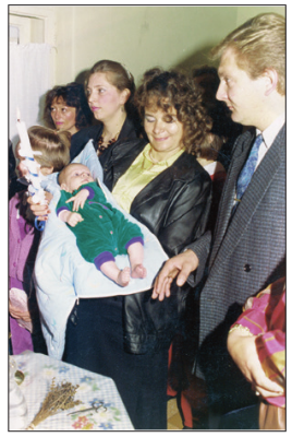 Крштење Страхиње Пауновића, 1989. године