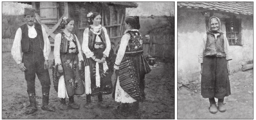 Šumadijska nošnja, početkom dvadesetih godina 20. veka