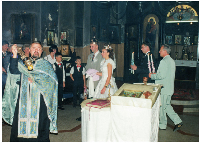 Венчање Весне и Игора Цветковић, 1995. године
